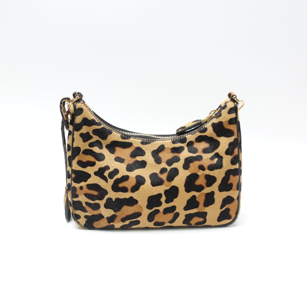 Pre-Owned Prada Re-Edition Brown Horse Hair Shoulder Bag T10466157