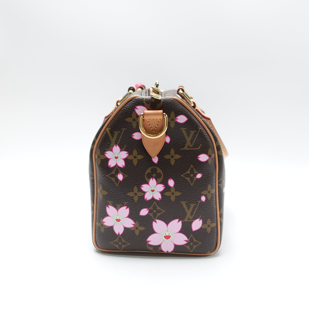 [Deal] Pre-owned Louis Vuitton Speedy 25 Sukura Monogram Coated Canvas Shoulder Bag