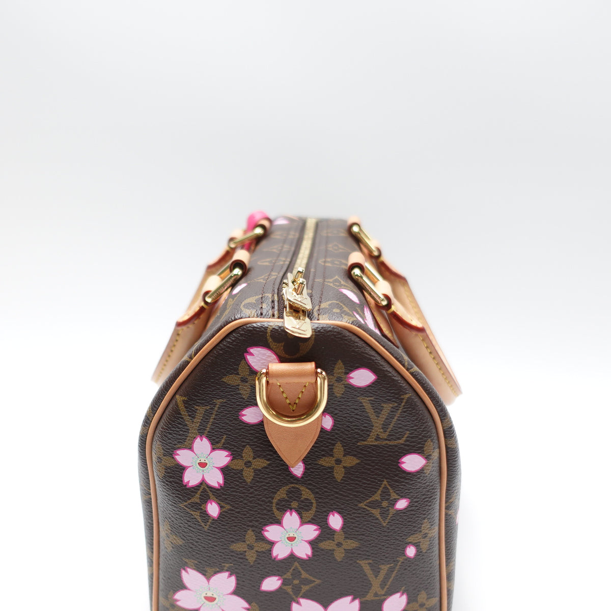 [Deal] Pre-owned Louis Vuitton Speedy 25 Sukura Monogram Coated Canvas Shoulder Bag
