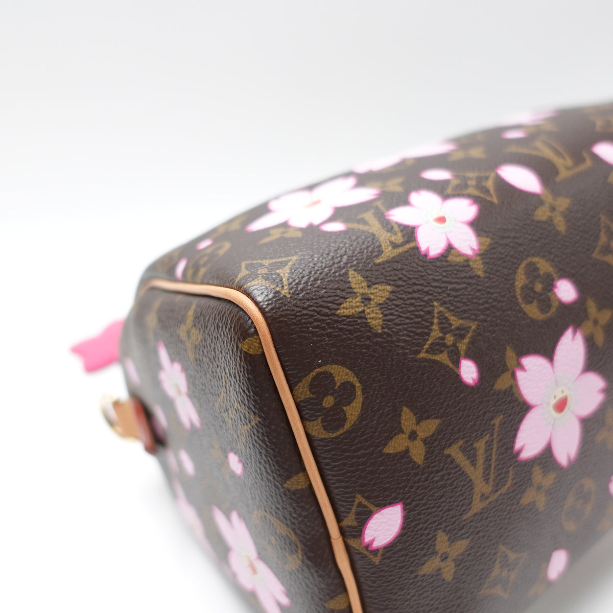 [Deal] Pre-owned Louis Vuitton Speedy 25 Sukura Monogram Coated Canvas Shoulder Bag