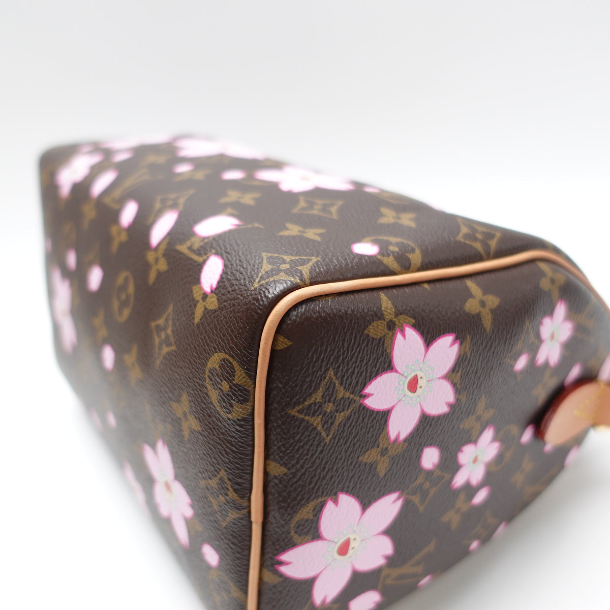 [Deal] Pre-owned Louis Vuitton Speedy 25 Sukura Monogram Coated Canvas Shoulder Bag