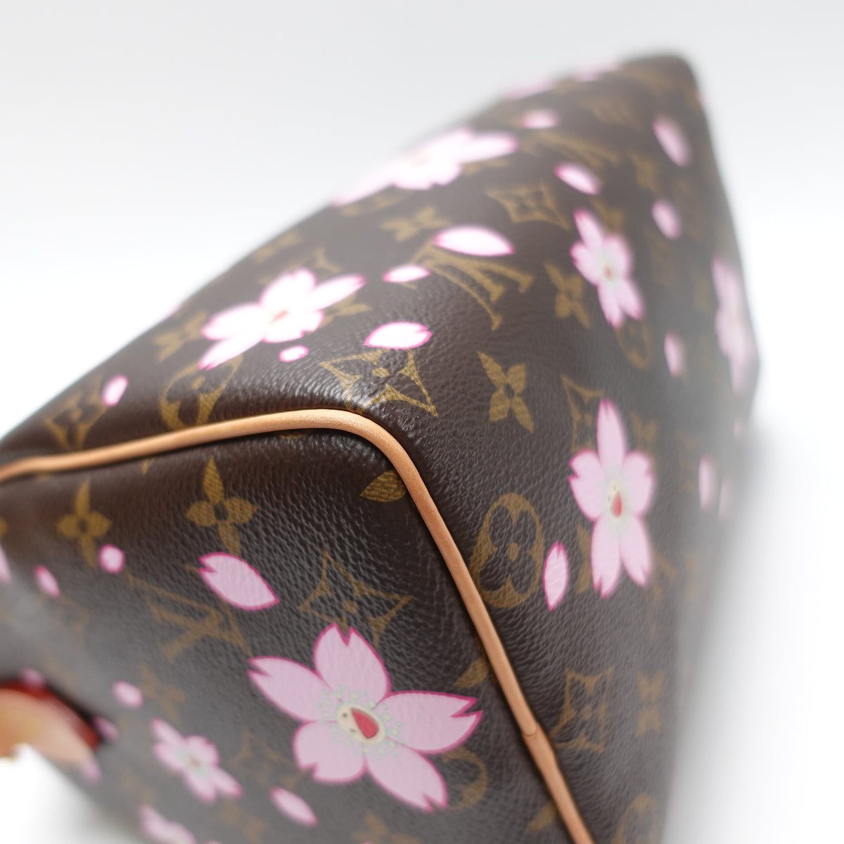 [Deal] Pre-owned Louis Vuitton Speedy 25 Sukura Monogram Coated Canvas Shoulder Bag