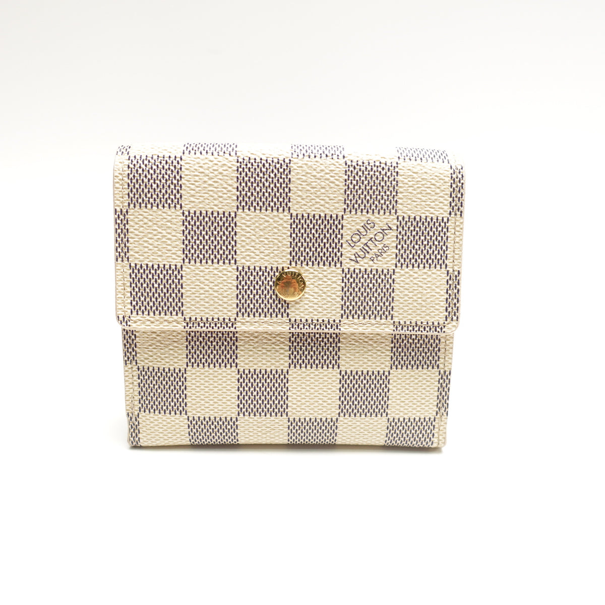 Pre-Owned Louis Vuitton Damier Azur Coated Canvas Wallet T10466685