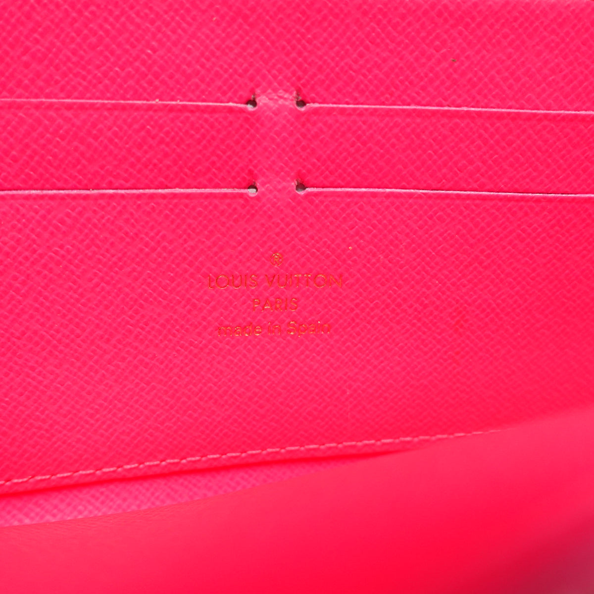 Pre-Owned Louis Vuitton Zipper Pink Canvas Wallet T10468632