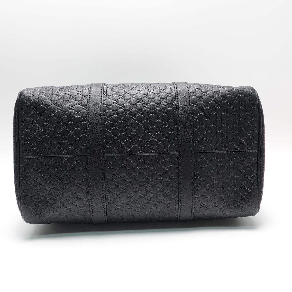 Pre-Owned Gucci Boston Black Calfskin Leather Shoulder Bag T10468803