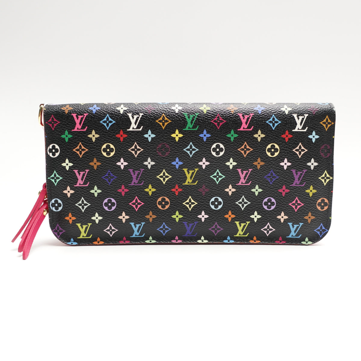 Pre-Owned Louis Vuitton Insolite Black Multicolor Coated Canvas Wallet T10468726