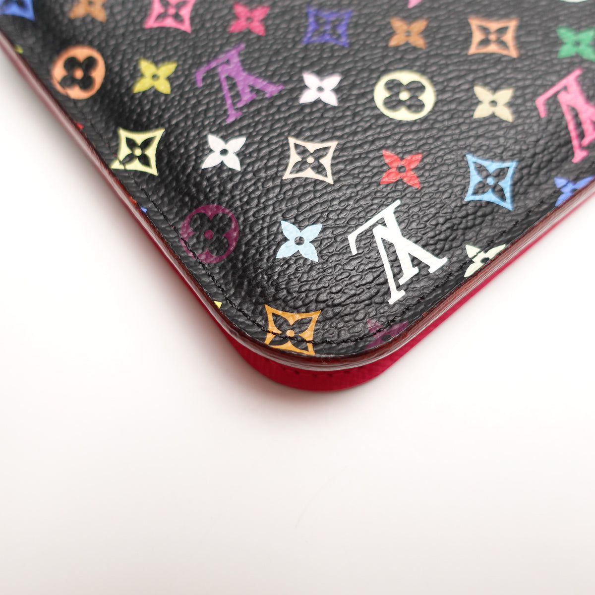 Pre-Owned Louis Vuitton Insolite Black Multicolor Coated Canvas Wallet T10468726