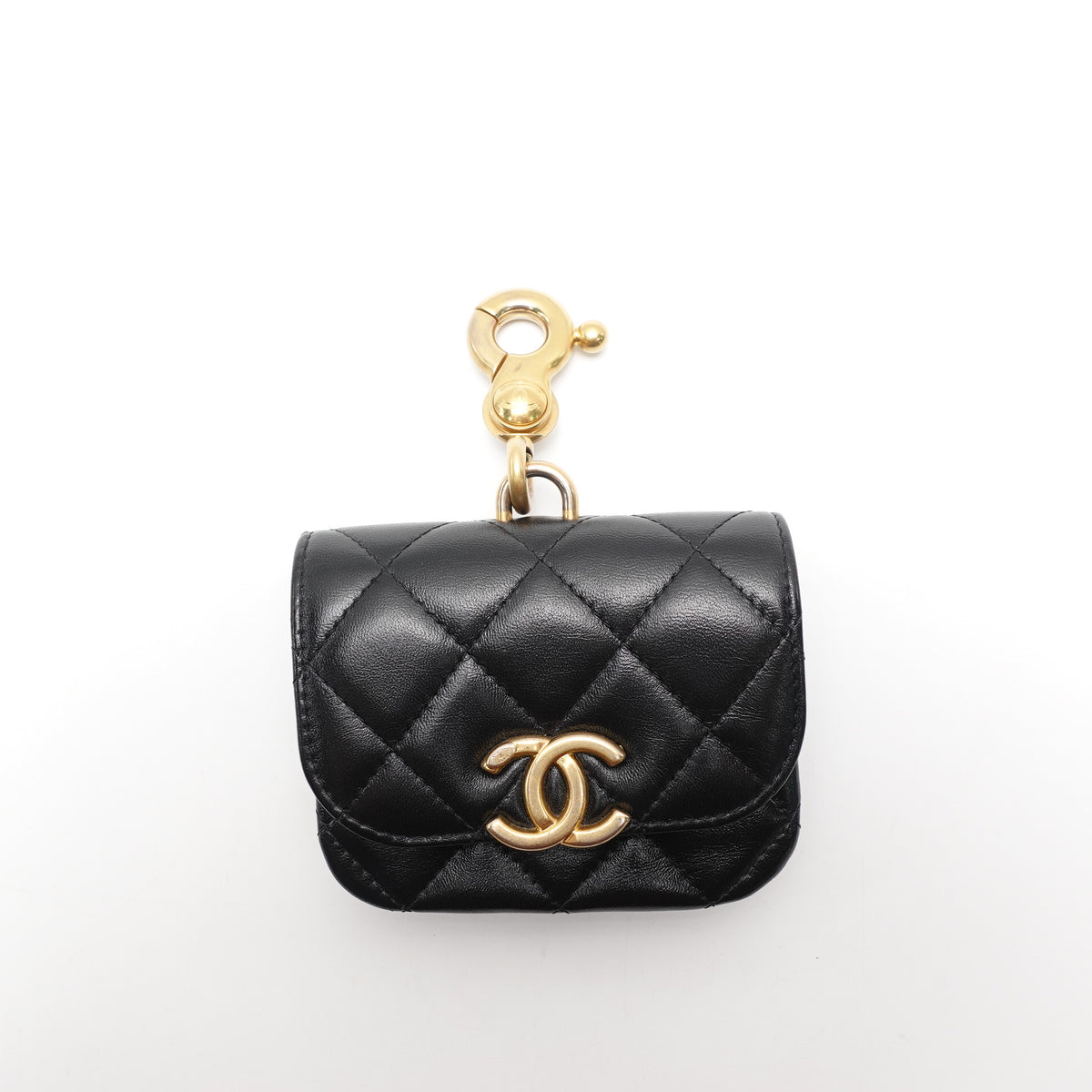 Pre-Owned Chanel Black Leather Coin Purse T10469773
