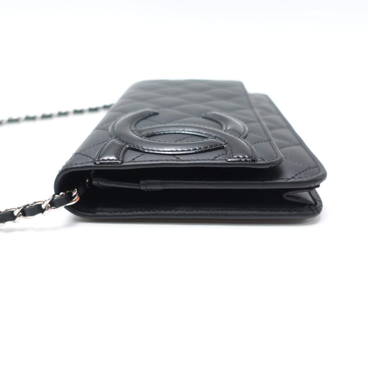 Pre-Owned Chanel Cambon Woc Black Calfskin Leather Shoulder Bag T10469603