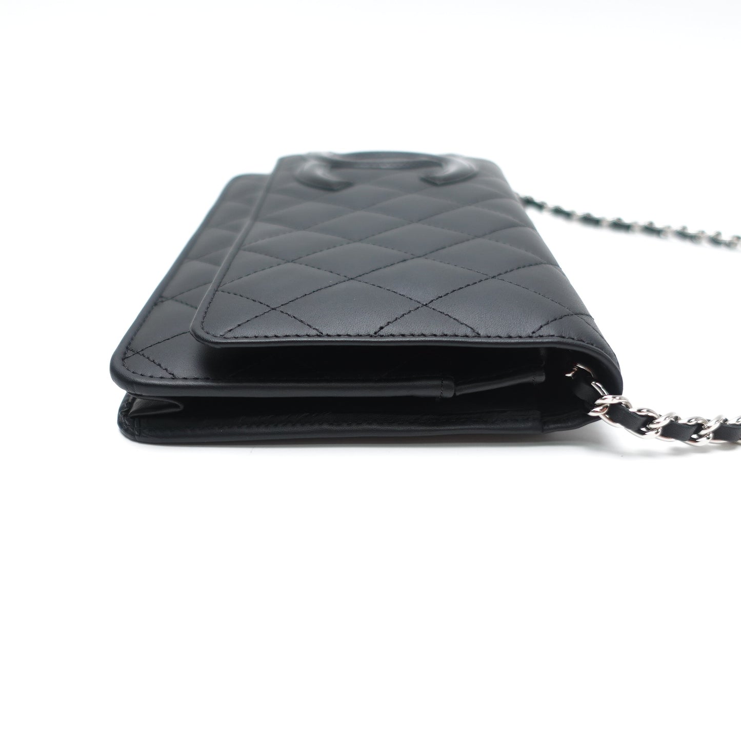 Pre-Owned Chanel Cambon Woc Black Calfskin Leather Shoulder Bag T10469603