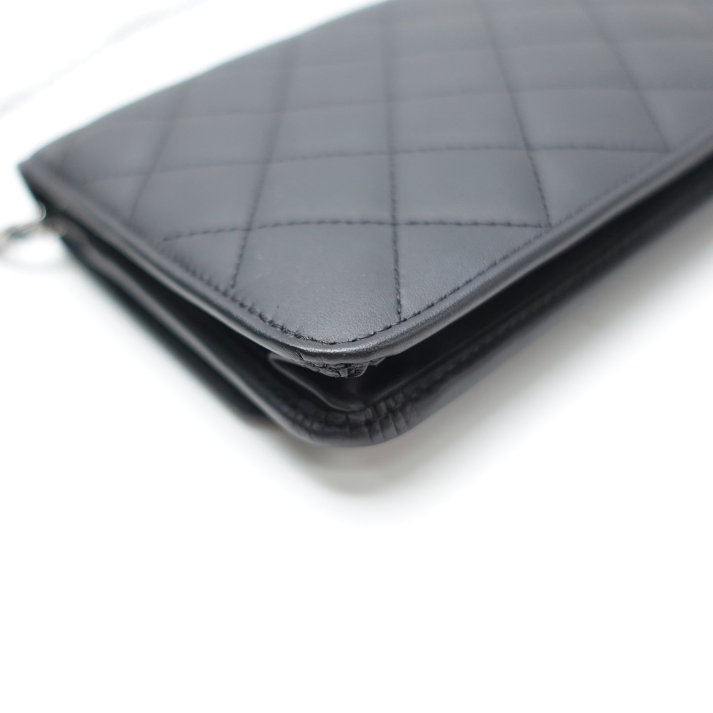 Pre-Owned Chanel Cambon Woc Black Calfskin Leather Shoulder Bag T10469603