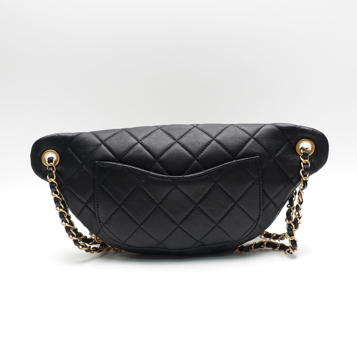 Chanel Black Lambskin Leather Bumbag T10469613