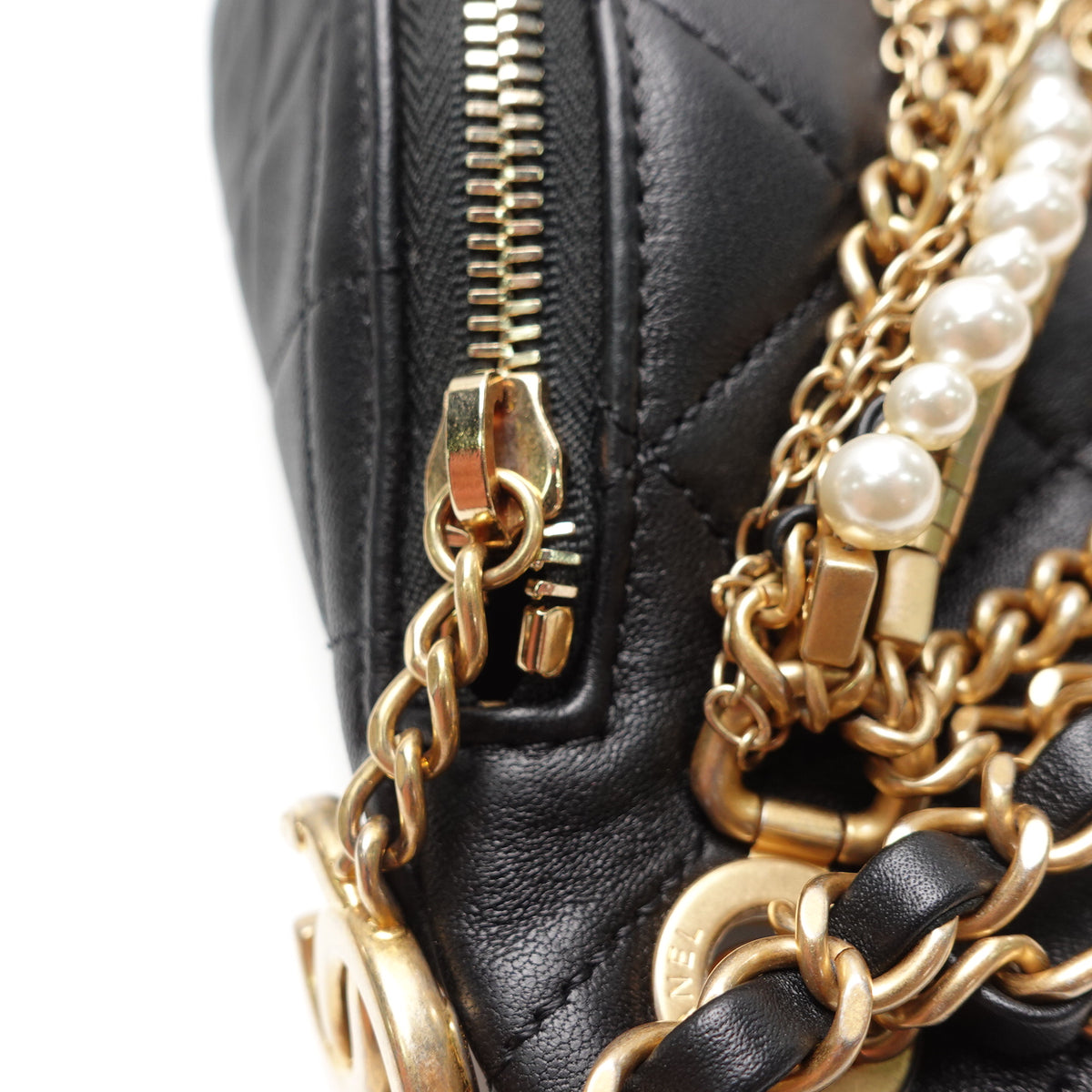 Chanel Black Lambskin Leather Bumbag T10469613