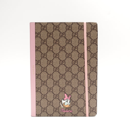 Pre-Owned Gucci Disney GG Brown Coated Canvas Notebook T10469765