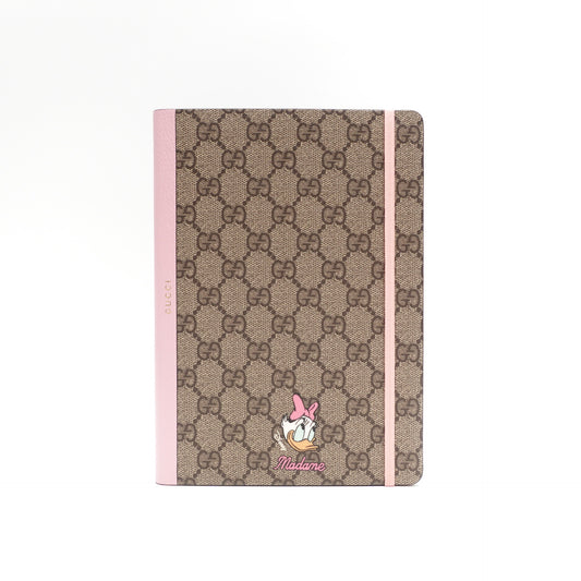 Pre-Owned Gucci Disney GG Brown Coated Canvas Notebook T10469832