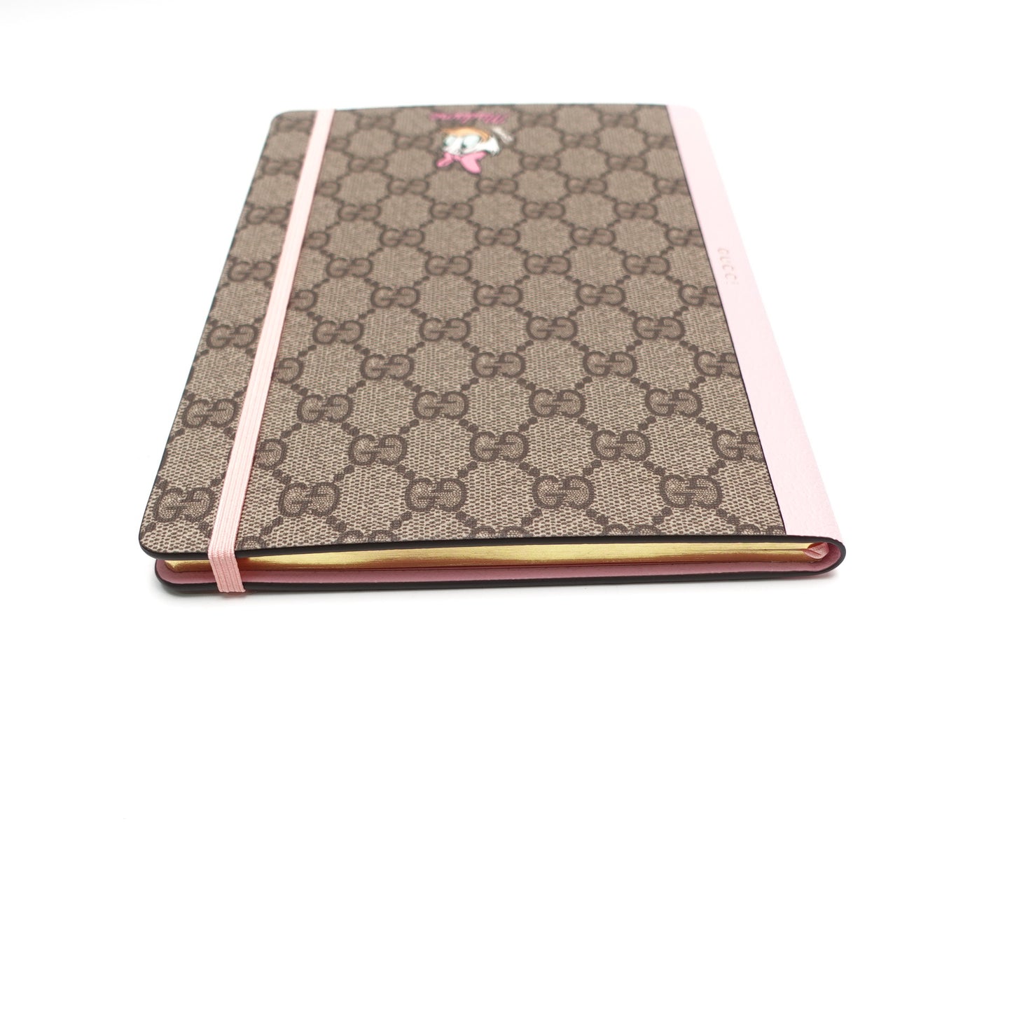 Pre-Owned Gucci Disney GG Brown Coated Canvas Notebook T10469832