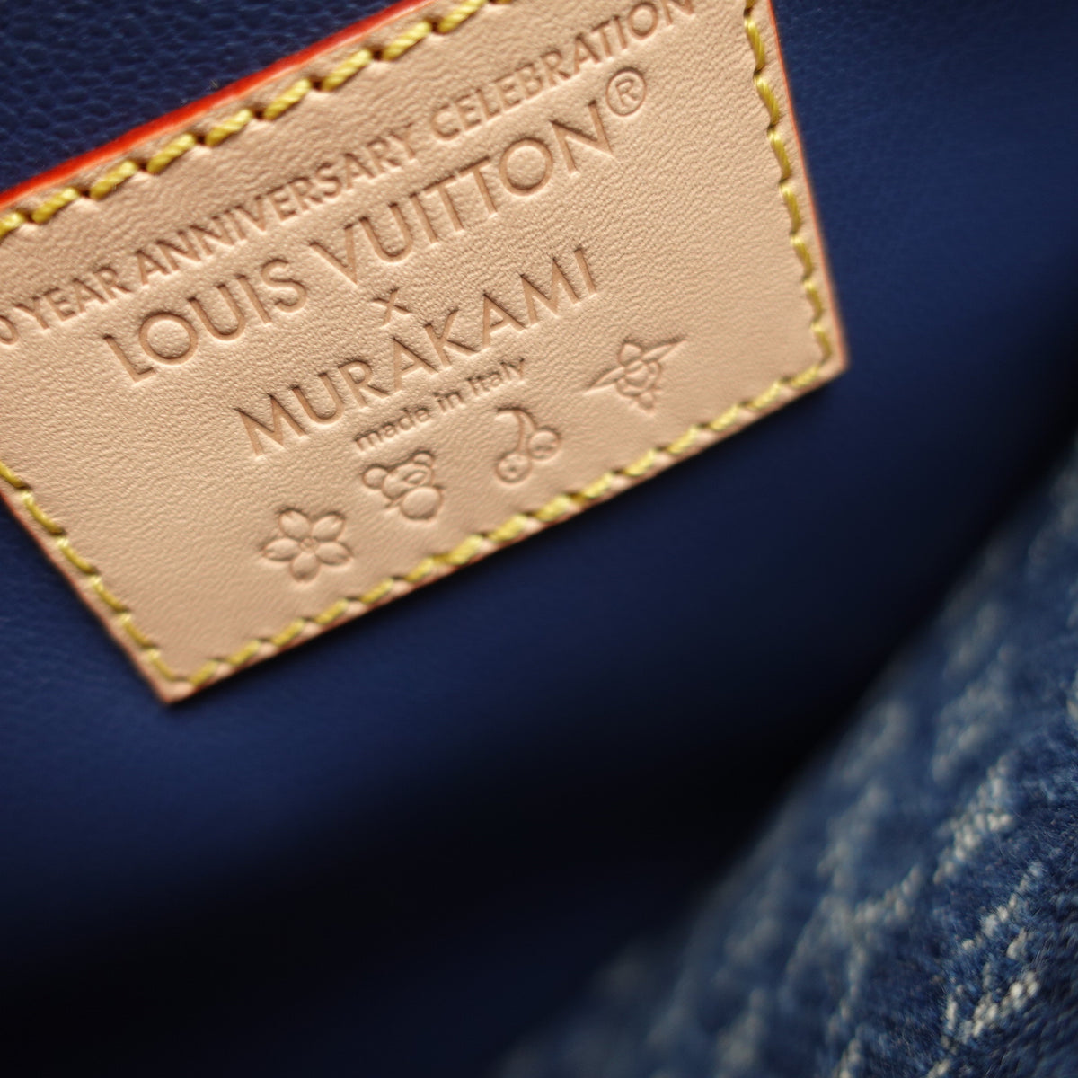 Pre-Owned Louis Vuitton Coussin PM Blue Denim Shoulder Bag T10470754