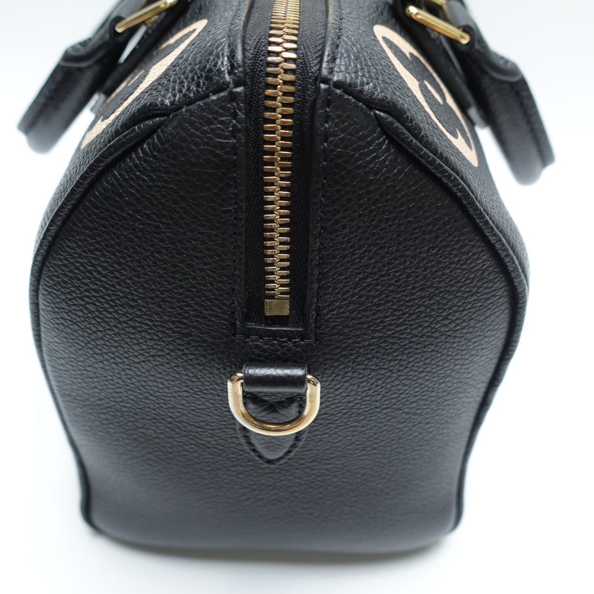 Pre-Owned Louis Vuitton Speedy 25 Bandouliere Black Calfskin Leather Shoulder Bag T10468230