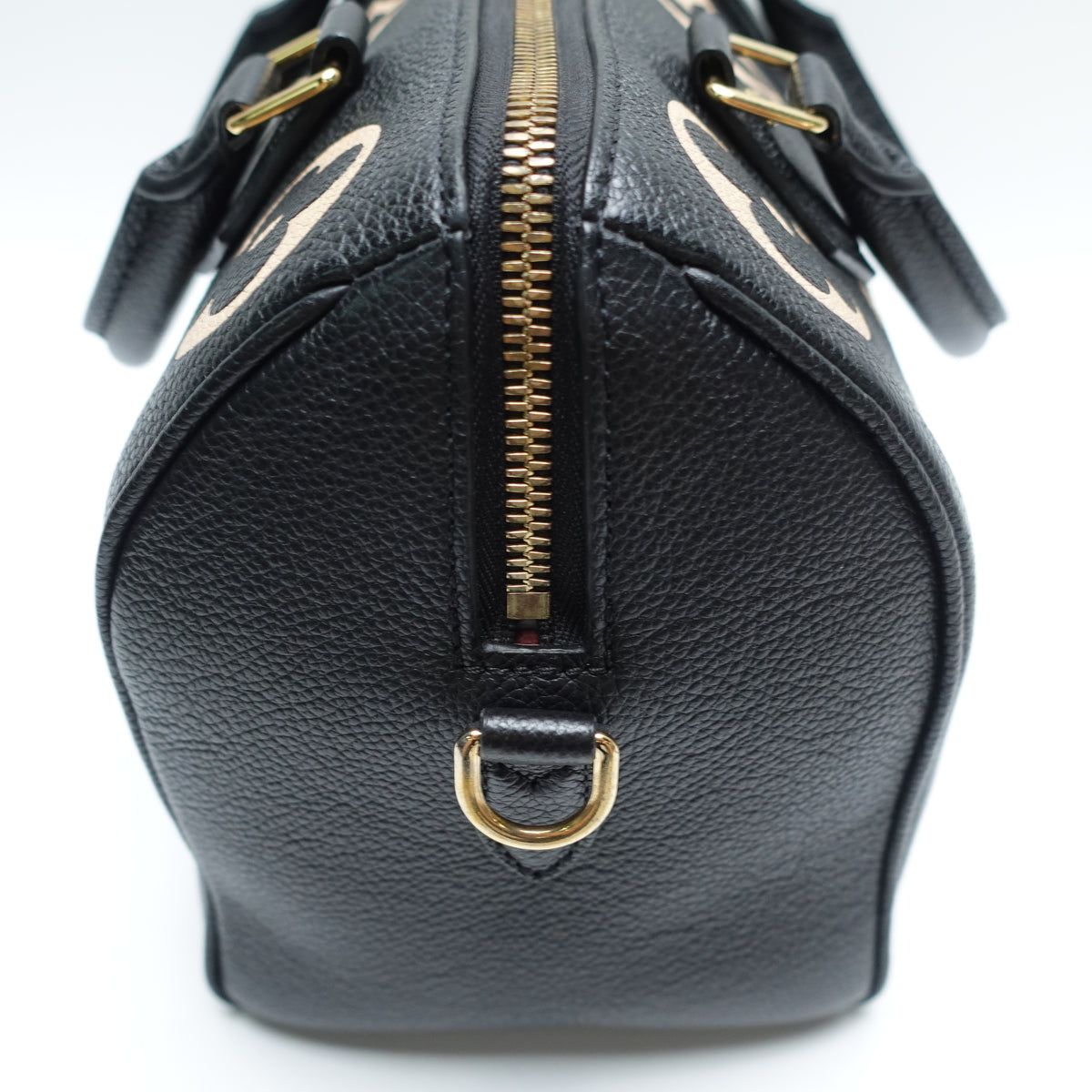 Pre-Owned Louis Vuitton Speedy 25 Bandouliere Black Calfskin Leather Shoulder Bag T10468230