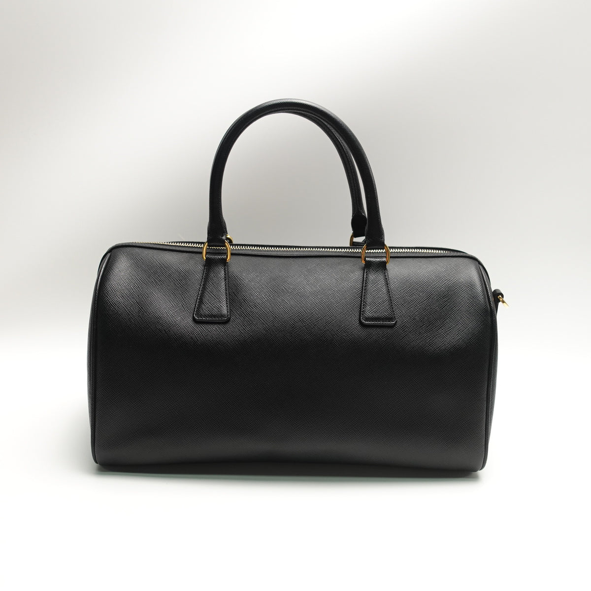 Pre-Owned Prada Symbole Black Saffiano Shoulder Bag T10469600