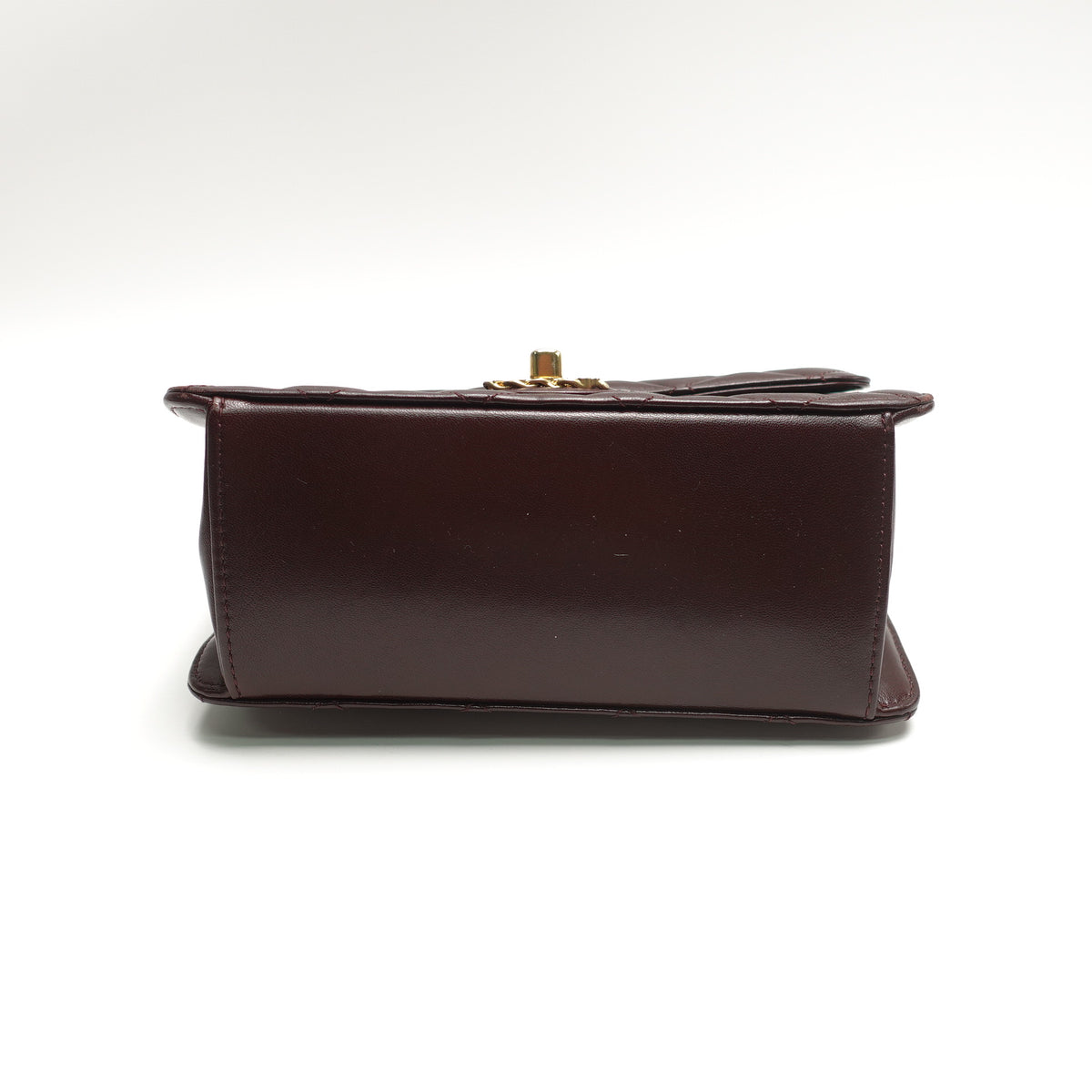 Pre-Owned Chanel Burgundy Lambskin Leather Shoulder Bag T10471351