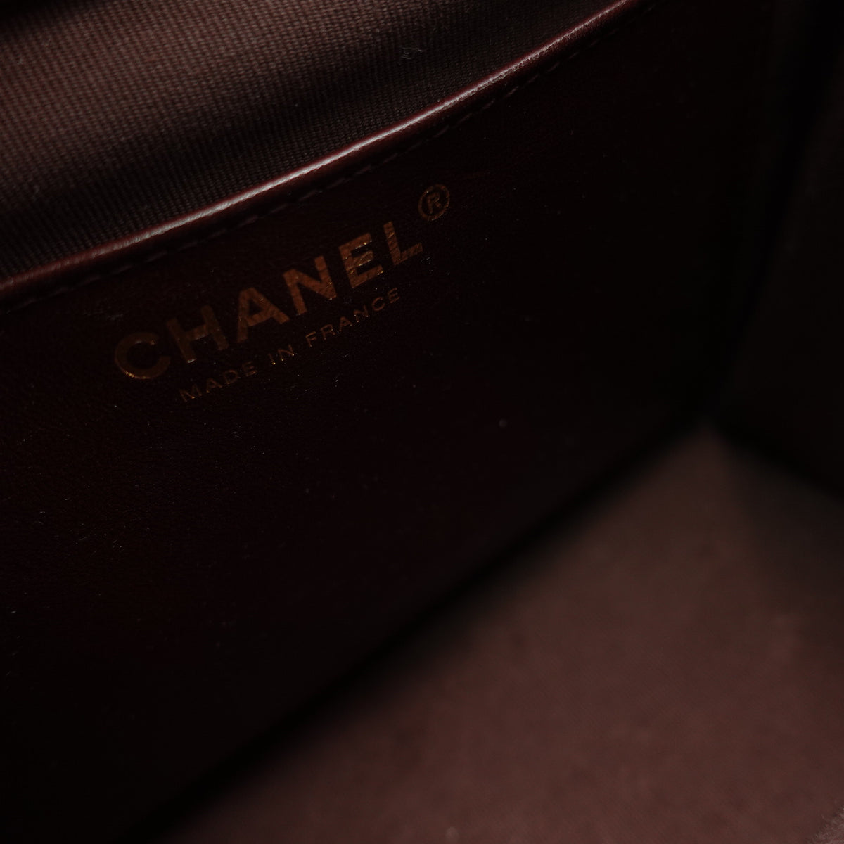Pre-Owned Chanel Burgundy Lambskin Leather Shoulder Bag T10471351
