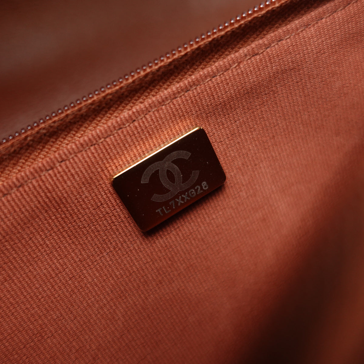 Chanel Brown Lambskin Leather Shoulder Bag T10471384