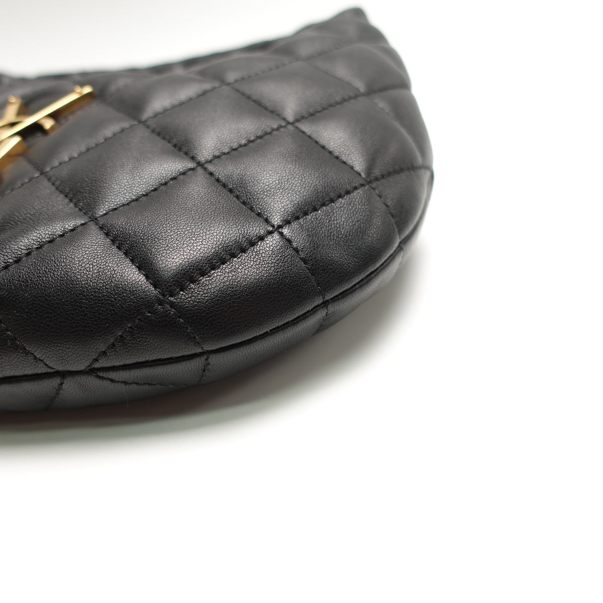 Pre-Owned Saint Laurent Icarino Black Lambskin Leather Tote Bag T10471982