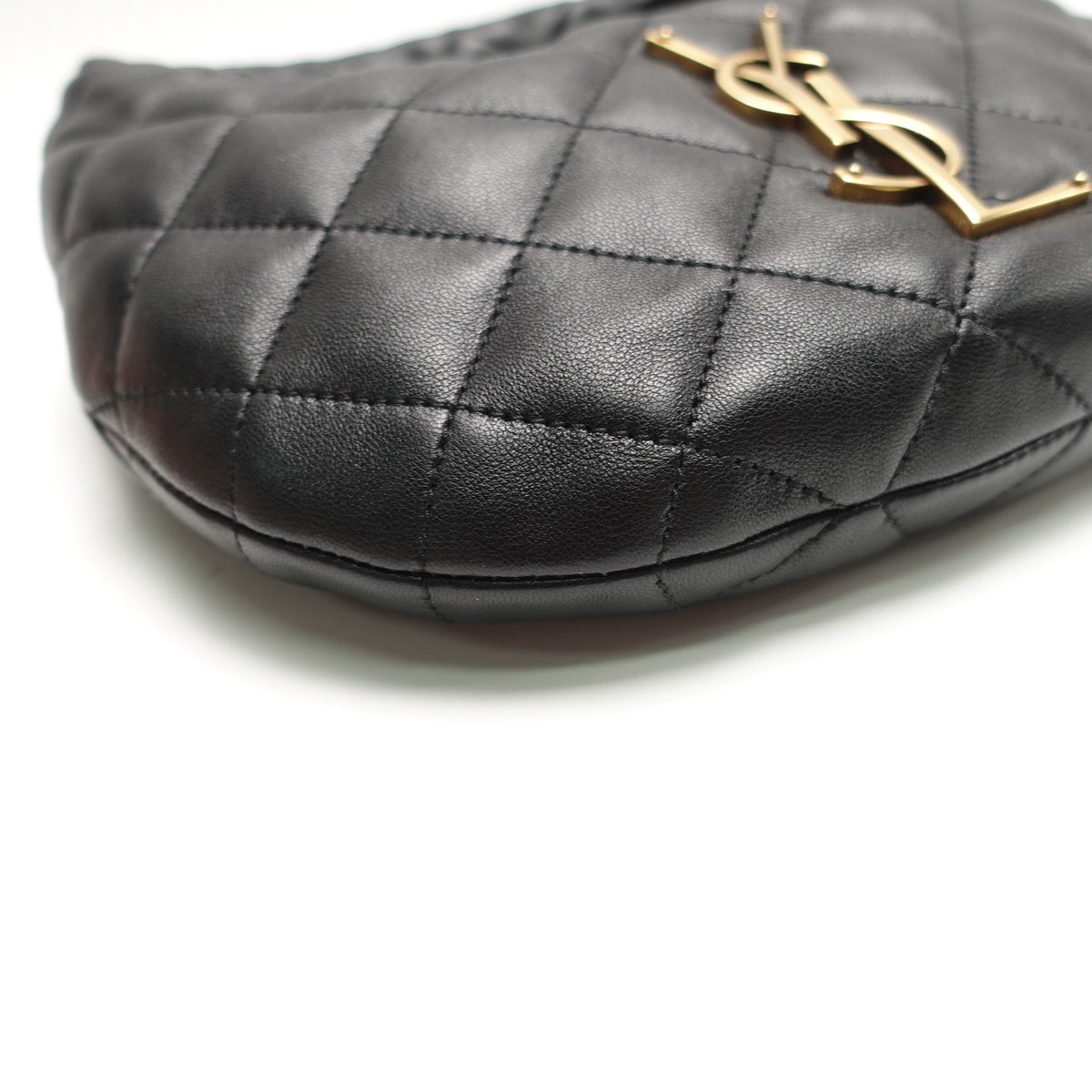 Pre-Owned Saint Laurent Icarino Black Lambskin Leather Tote Bag T10471982