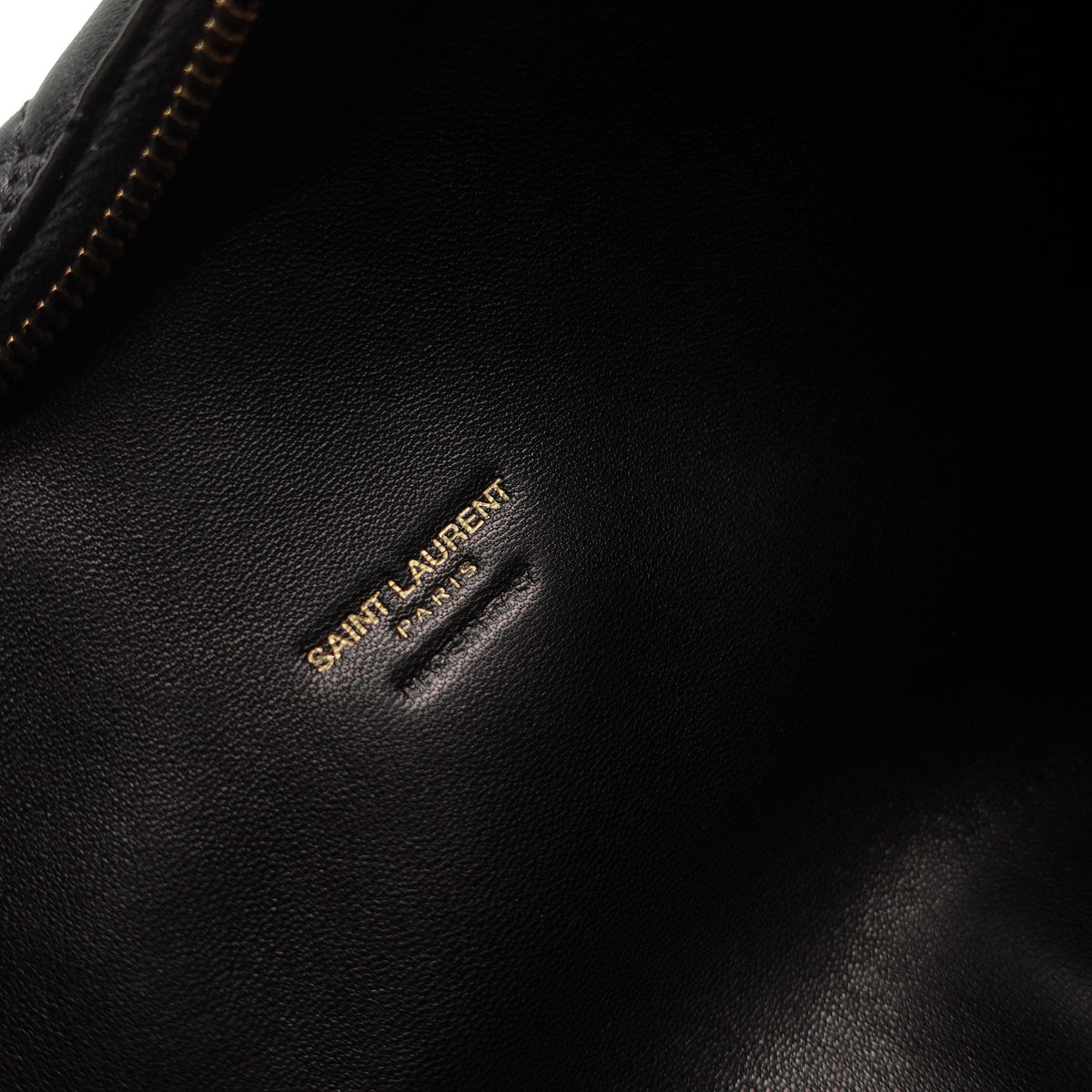 Pre-Owned Saint Laurent Icarino Black Lambskin Leather Tote Bag T10471982
