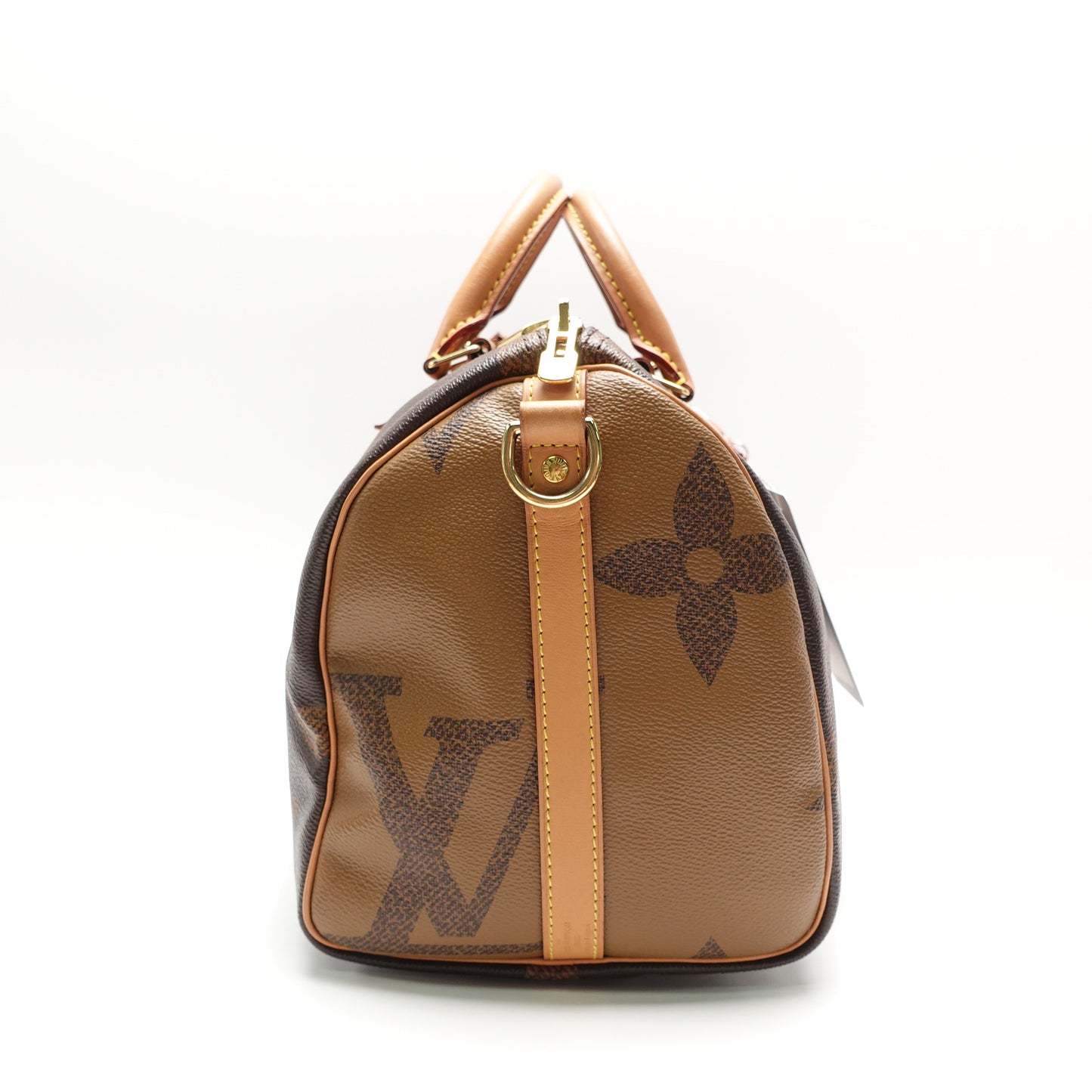 Pre-Owned Louis Vuitton Speedy 30 Brown Reverse Monogram Coated Canvas Shoulder Bag T10472067