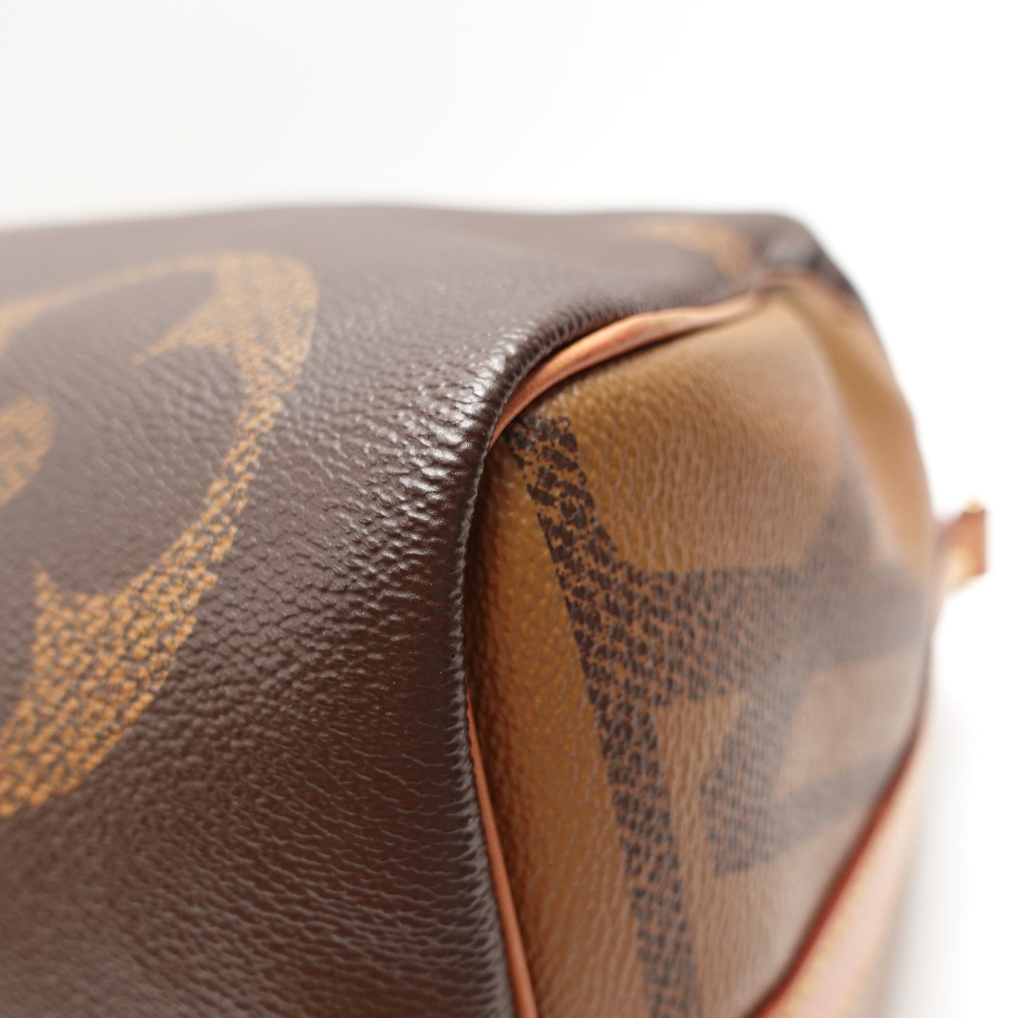 Pre-Owned Louis Vuitton Speedy 30 Brown Reverse Monogram Coated Canvas Shoulder Bag T10472067