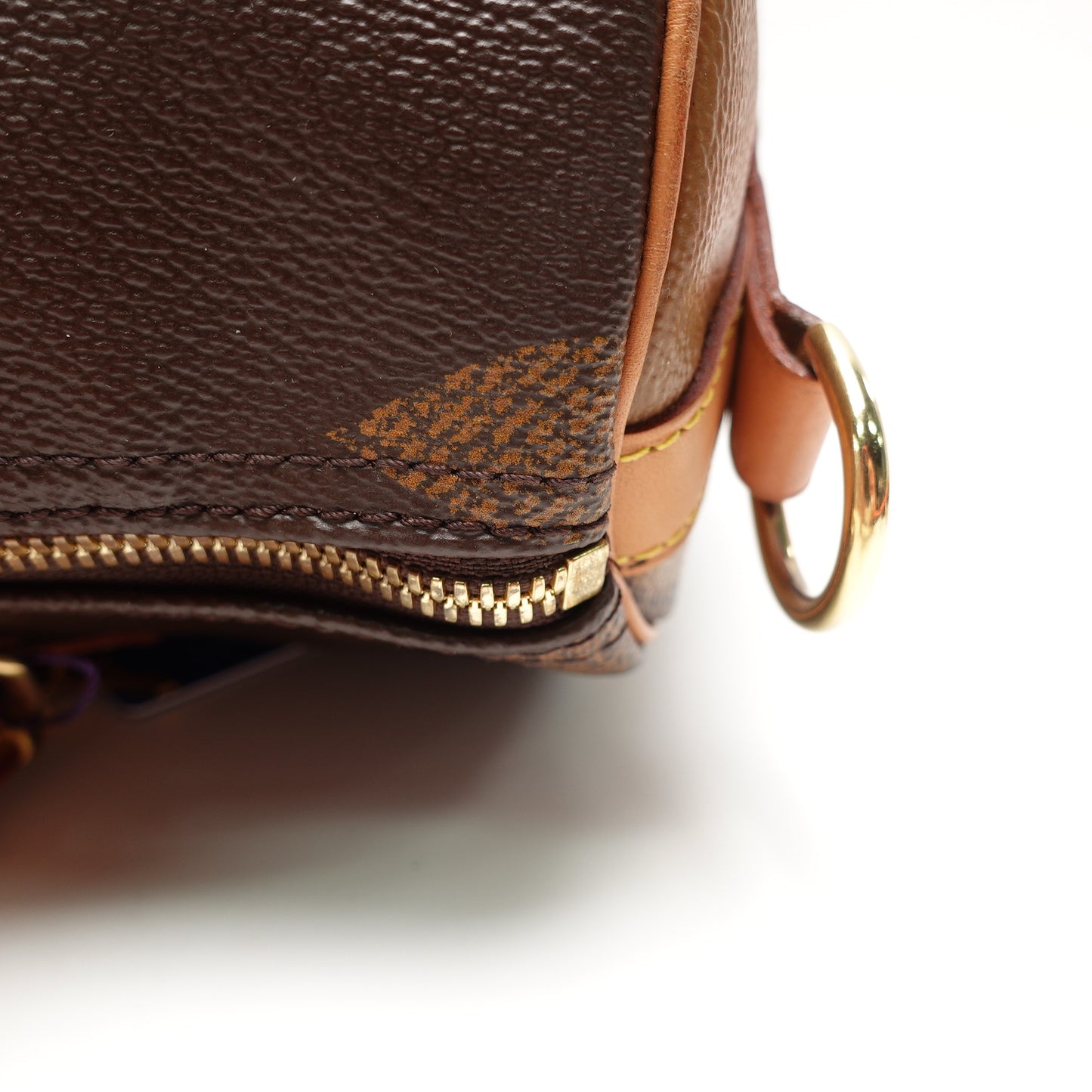 Pre-Owned Louis Vuitton Speedy 30 Brown Reverse Monogram Coated Canvas Shoulder Bag T10472067