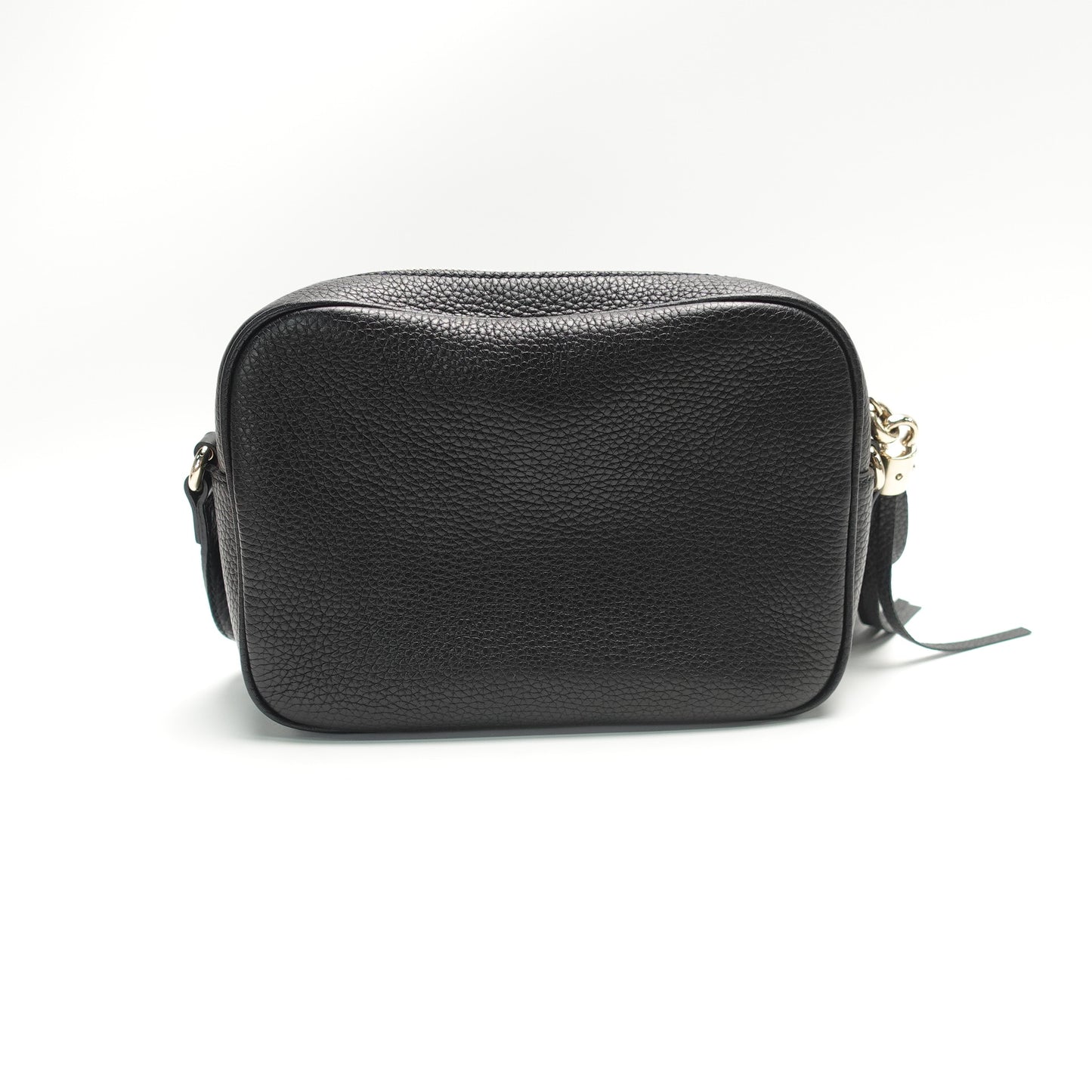 Pre-Owned Gucci Soho Black Calfskin Leather Shoulder Bag T10472343