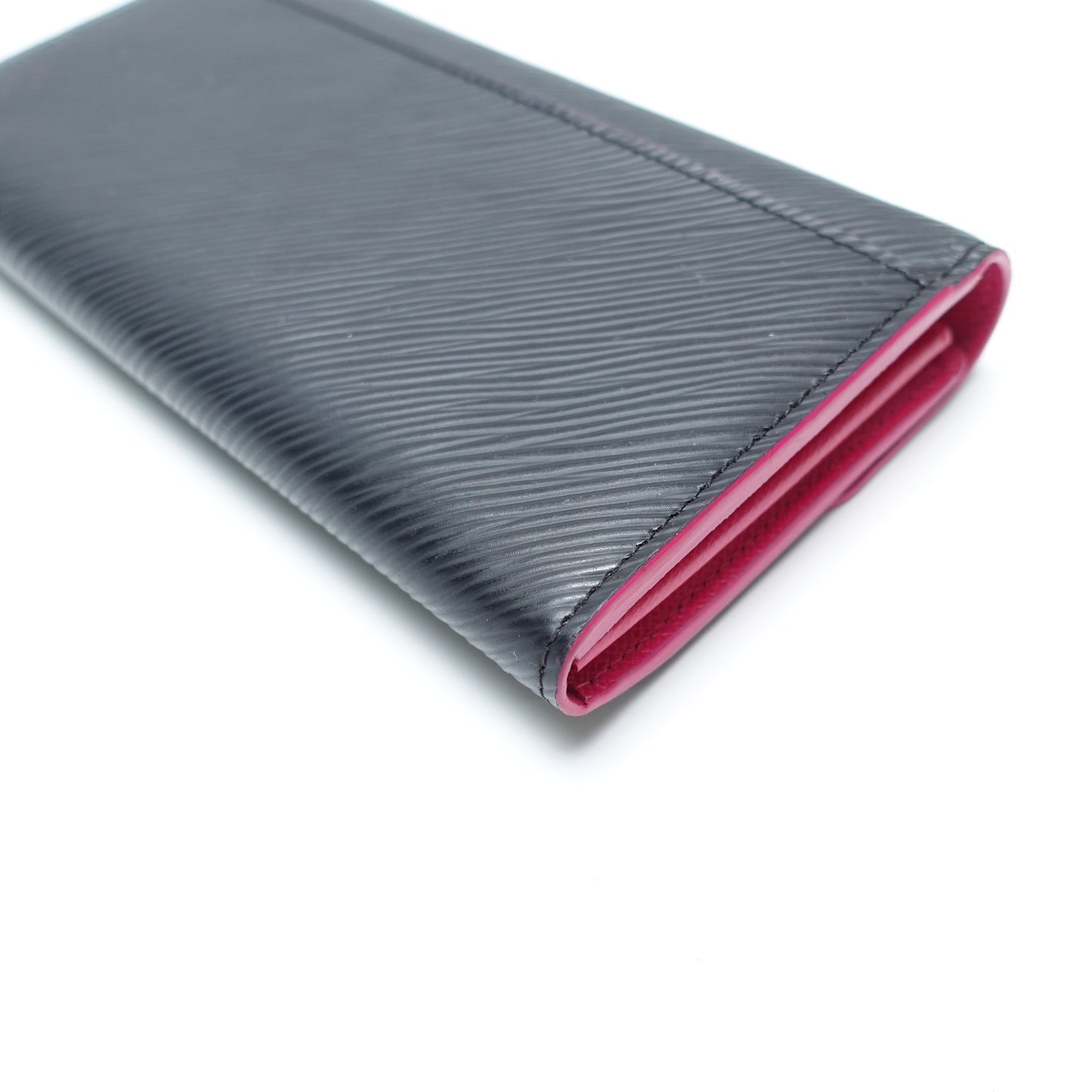 Pre-Owned Louis Vuitton Sarah Black Epi Leather Wallet T10472116