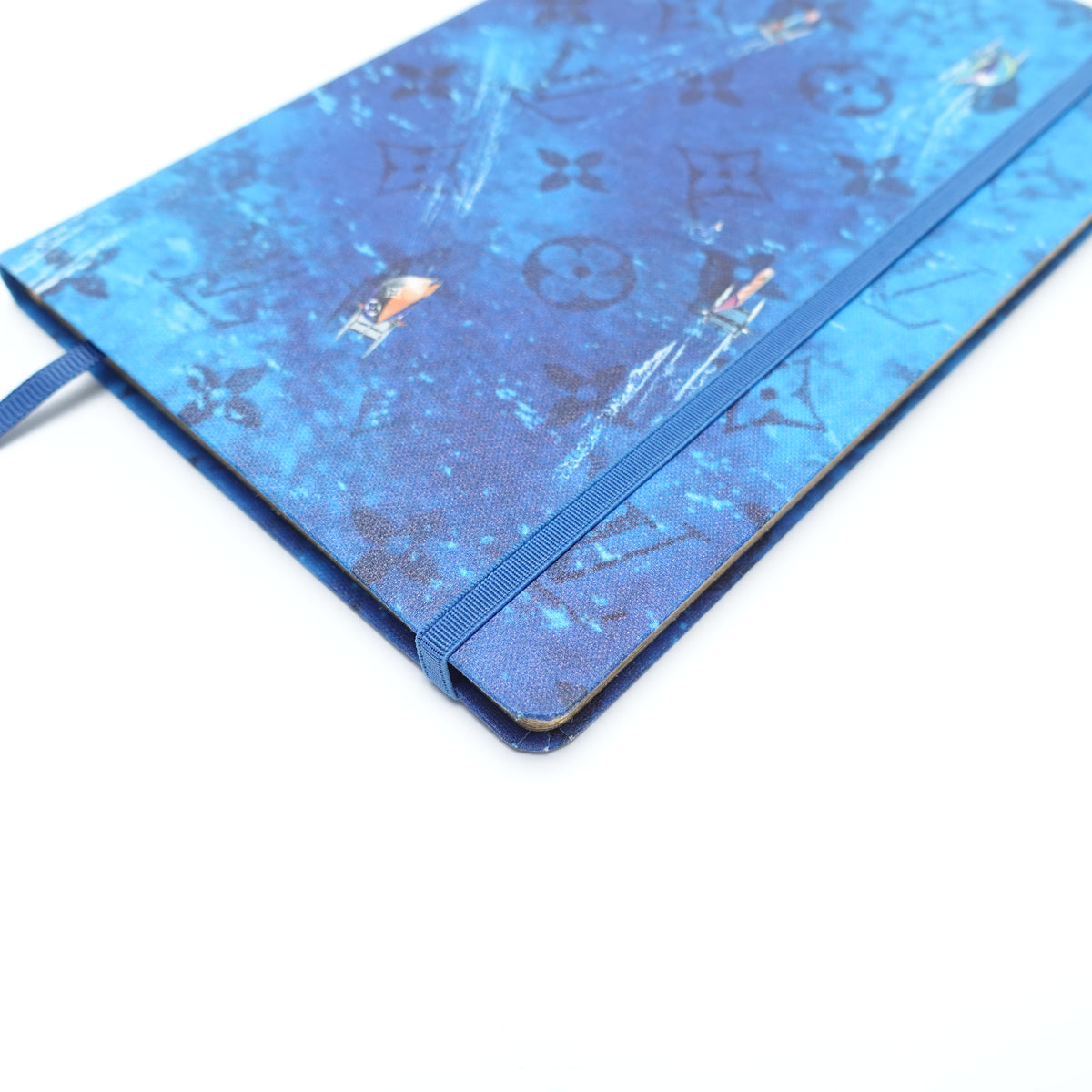 Pre-Owned Louis Vuitton Blue Canvas Notebook T10468784