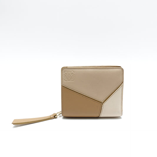 Pre-Owned Loewe Brown Calfskin Leather Wallet T10471774
