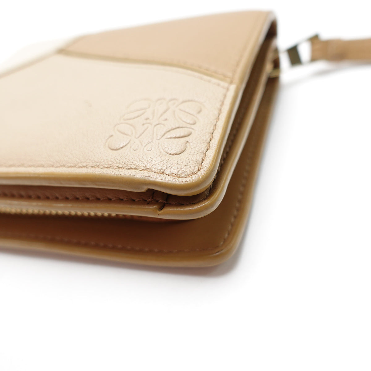 Pre-Owned Loewe Brown Calfskin Leather Wallet T10471774