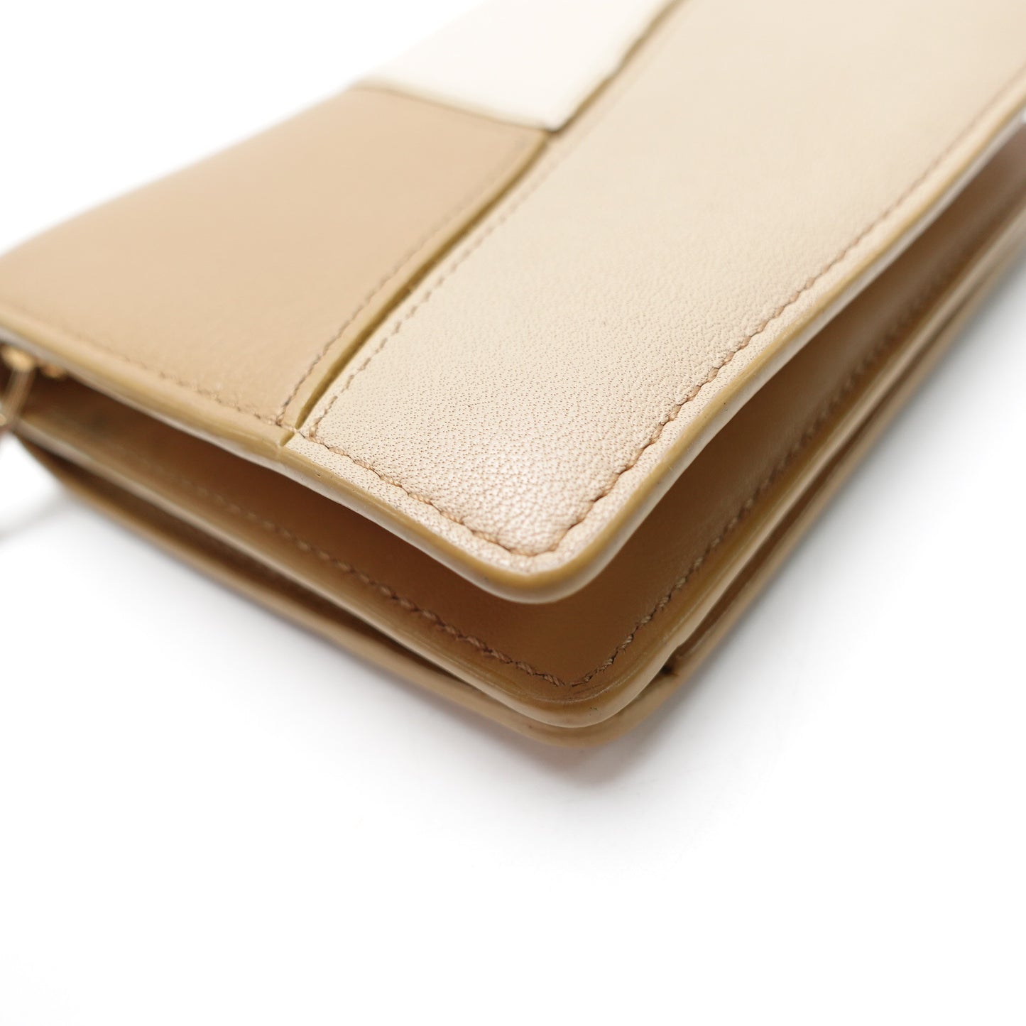 Pre-Owned Loewe Brown Calfskin Leather Wallet T10471774