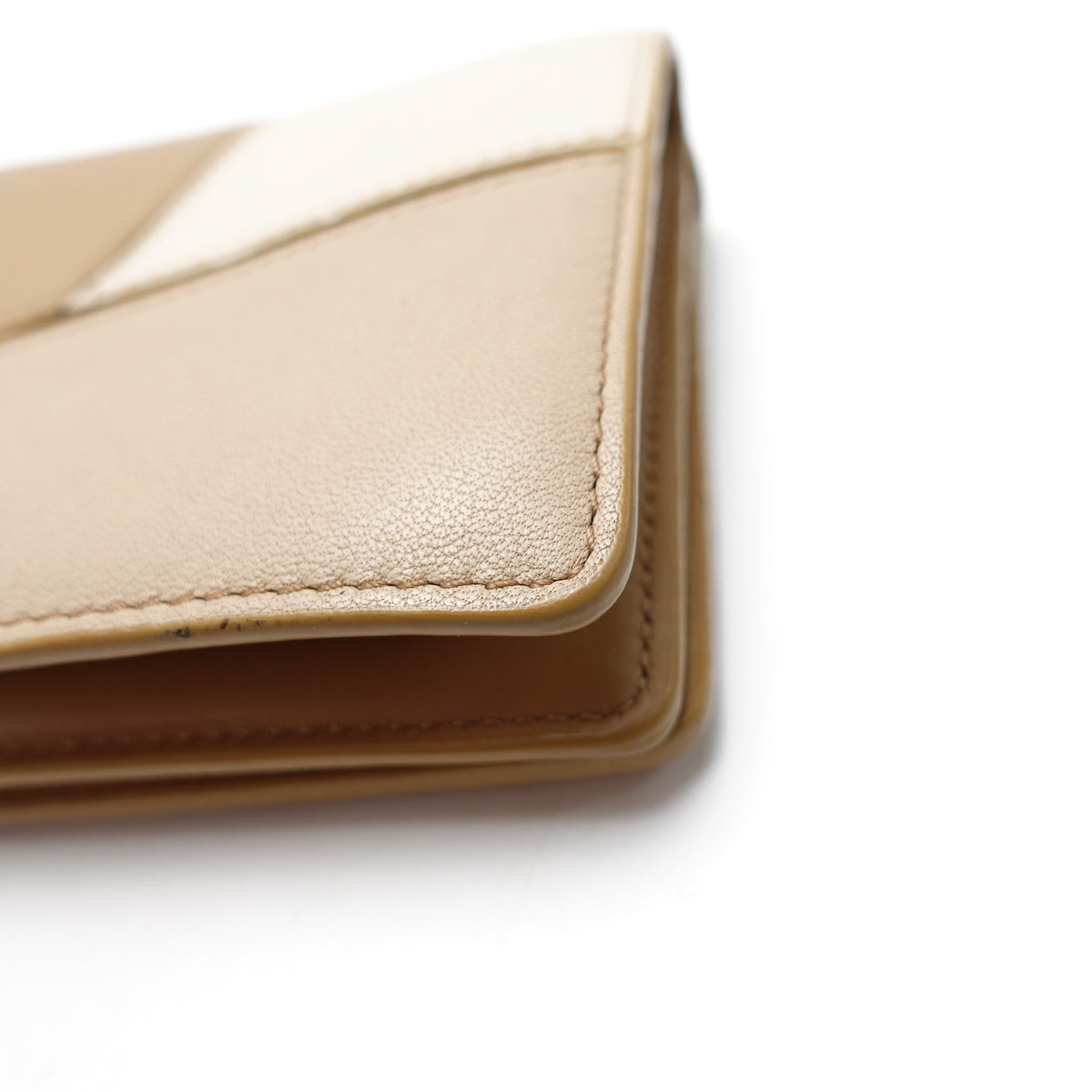Pre-Owned Loewe Brown Calfskin Leather Wallet T10471774