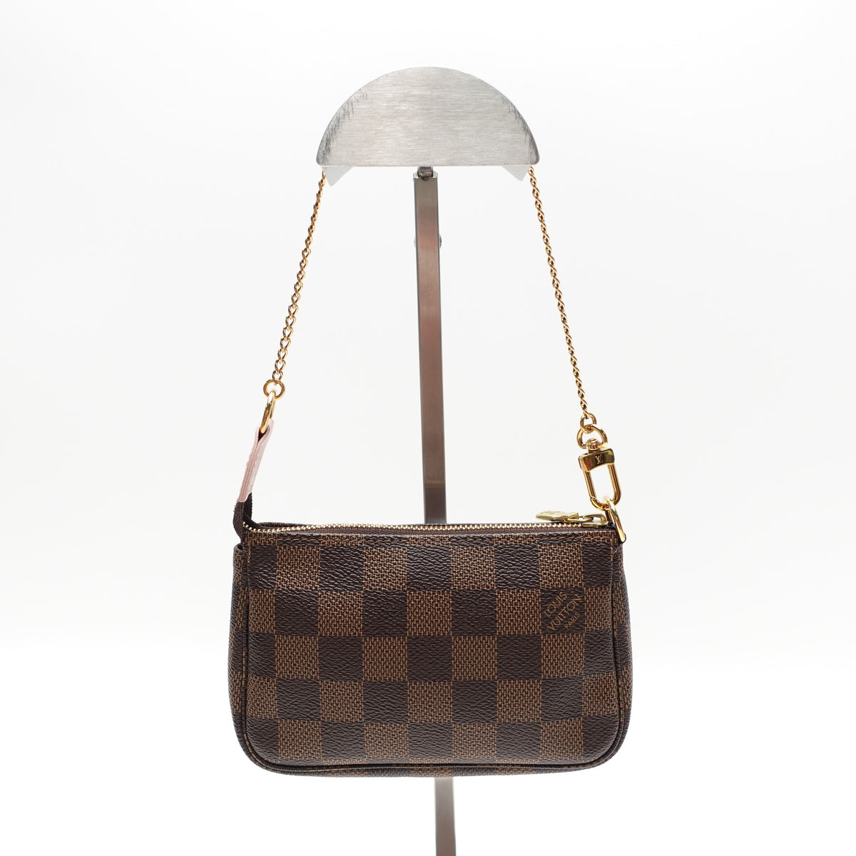 Pre-Owned Louis Vuitton Pochette Accessories Mini Damier Ebene Coated Canvas Clutch T10473437