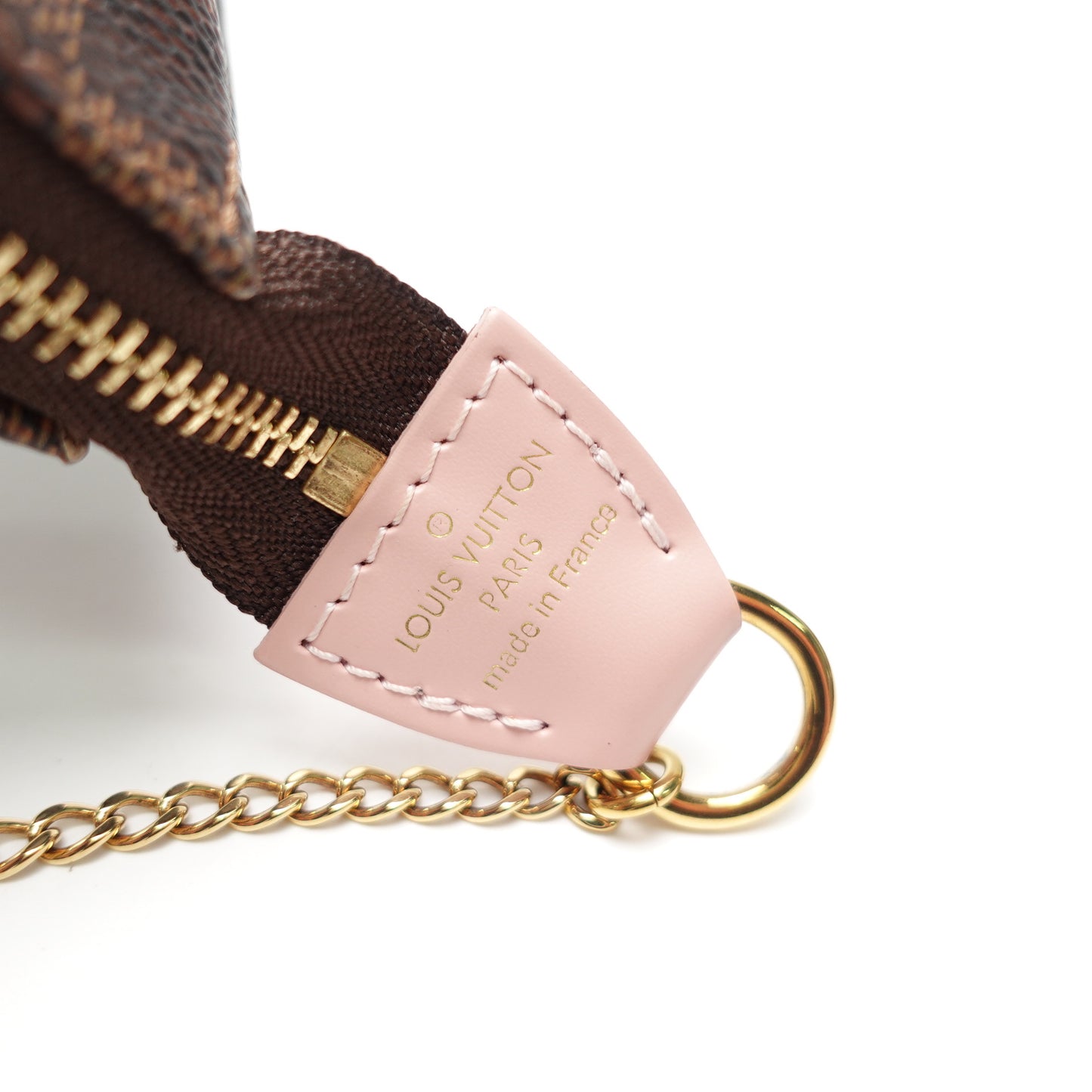 Pre-Owned Louis Vuitton Pochette Accessories Mini Damier Ebene Coated Canvas Clutch T10473437