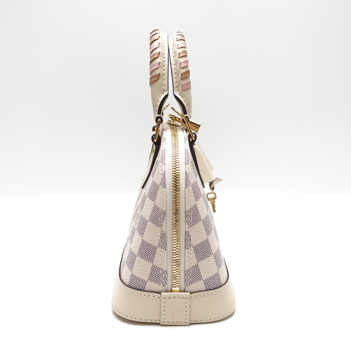 Pre-Owned Louis Vuitton Alma BB White Damier Azur Canvas Shoulder Bag T10478891