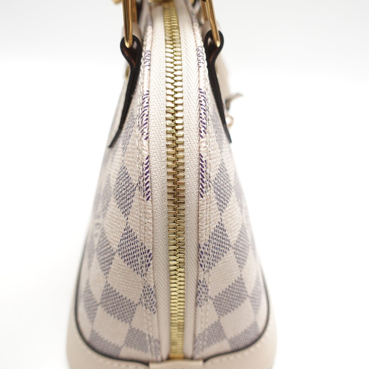 Pre-Owned Louis Vuitton Alma BB White Damier Azur Canvas Shoulder Bag T10478891