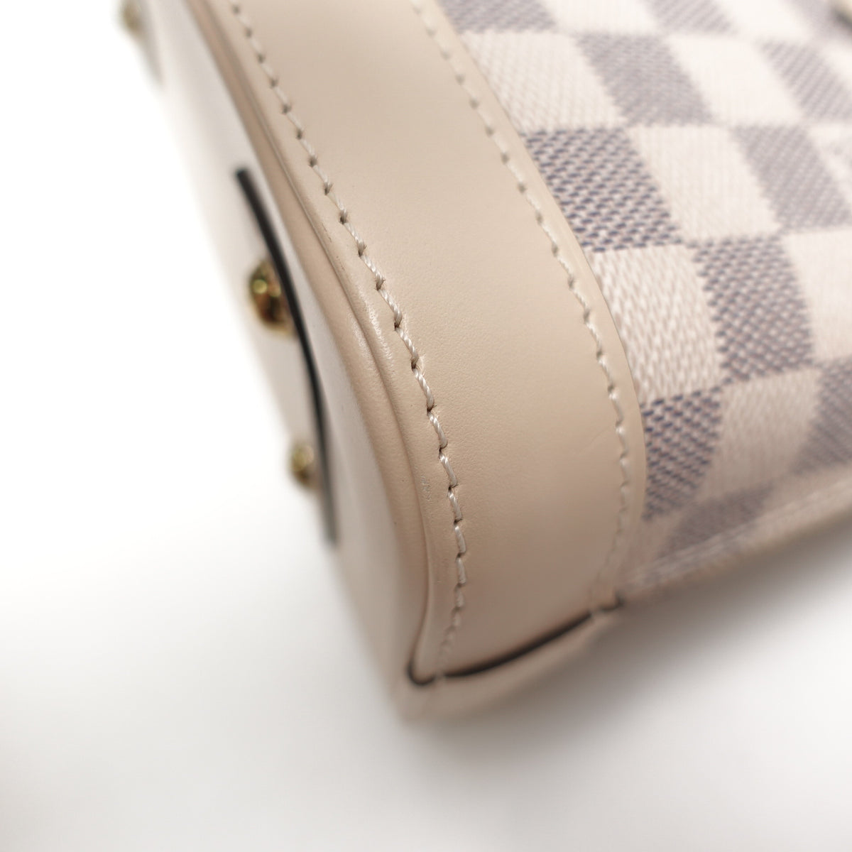 Pre-Owned Louis Vuitton Alma BB White Damier Azur Canvas Shoulder Bag T10478891