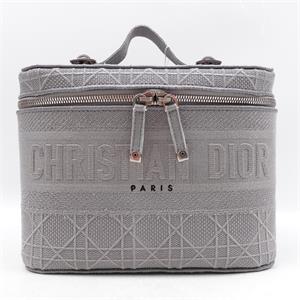 Dior Grey Travel Canvas Handle Bag-TS