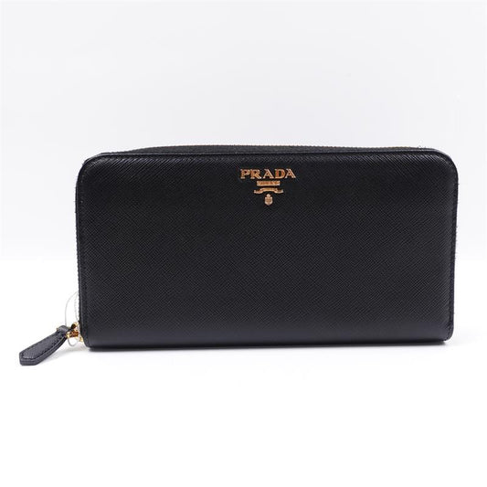 【DEAL】Prada Black Saffiano Zippy Wallet