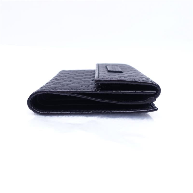 Pre-owned Gucci GG Black Calfskin Wallet