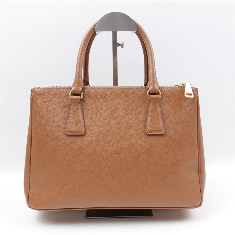 Pre-owned PRADA Galleria Brown Calfskin Shoulder Bag