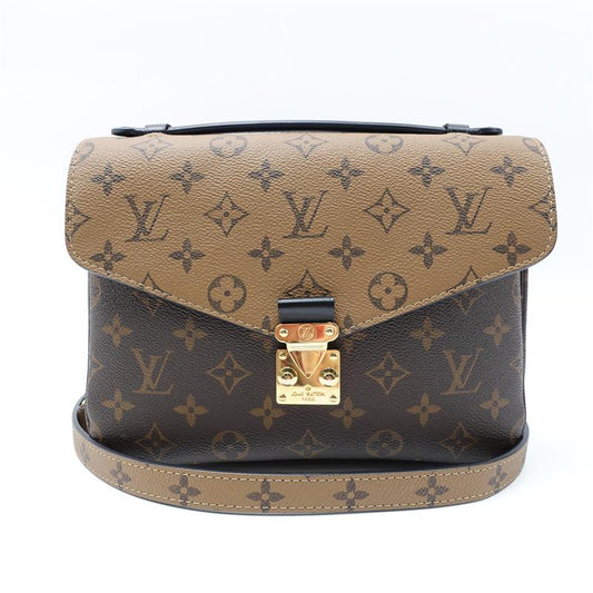 Pre-owned Louis Vuitton Metis Reverse Monogram Coated Canvas Shoulder Bag